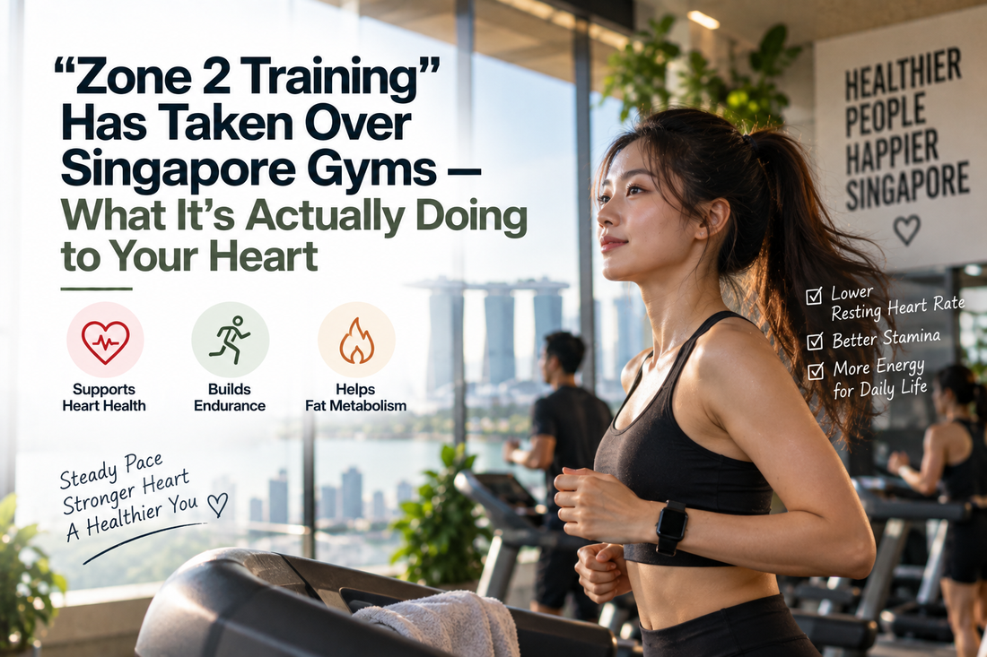 "Zone 2 Training" Has Taken Over Singapore Gyms — What It's Actually Doing to Your Heart