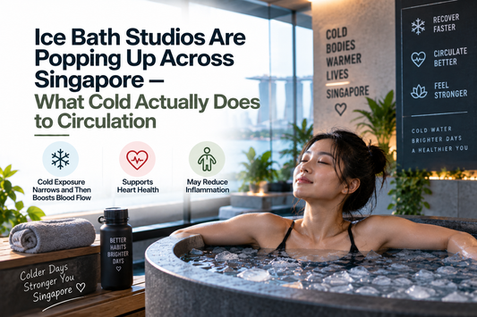 Ice Bath Studios Are Popping Up Across Singapore — What Cold Actually Does to Circulation