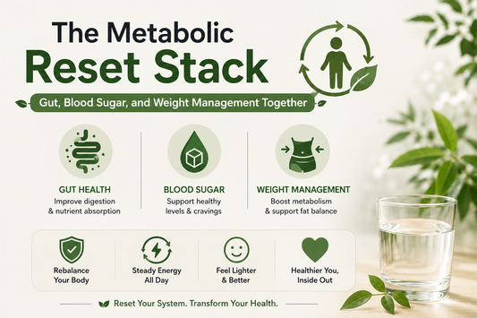 The Metabolic Reset Stack: Gut, Blood Sugar, and Weight Management Together