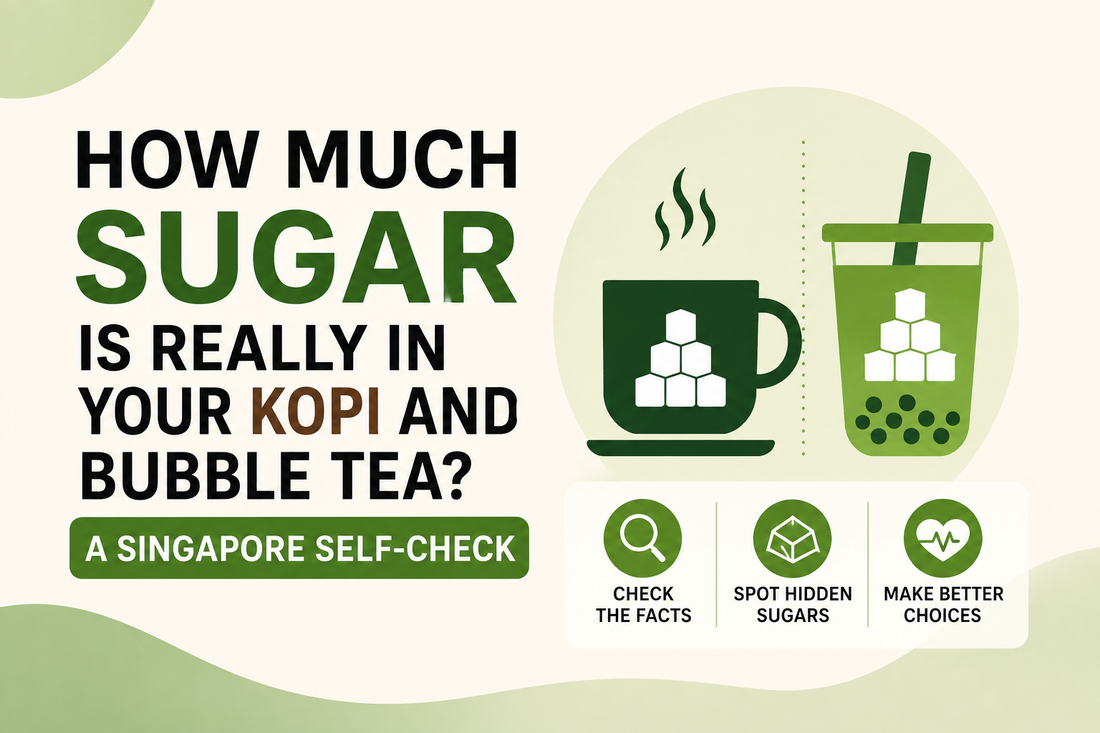 How Much Sugar Is Really in Your Kopi and Bubble Tea? A Singapore Self-Check
