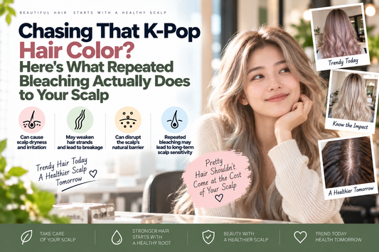 Chasing That K-Pop Hair Color? Here's What Repeated Bleaching Actually Does to Your Scalp