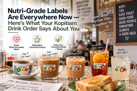 Nutri-Grade Labels Are Everywhere Now — Here's What Your Kopitiam Drink Order Says About You