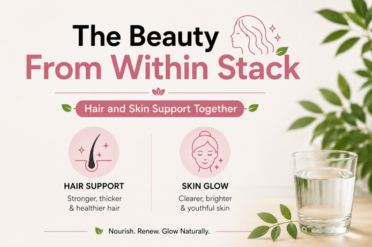 The Beauty From Within Stack: Hair and Skin Support Together