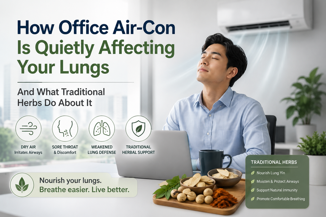 How Office Air-Con Is Quietly Affecting Your Lungs — And What Traditional Herbs Do About It