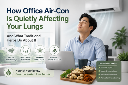 How Office Air-Con Is Quietly Affecting Your Lungs — And What Traditional Herbs Do About It