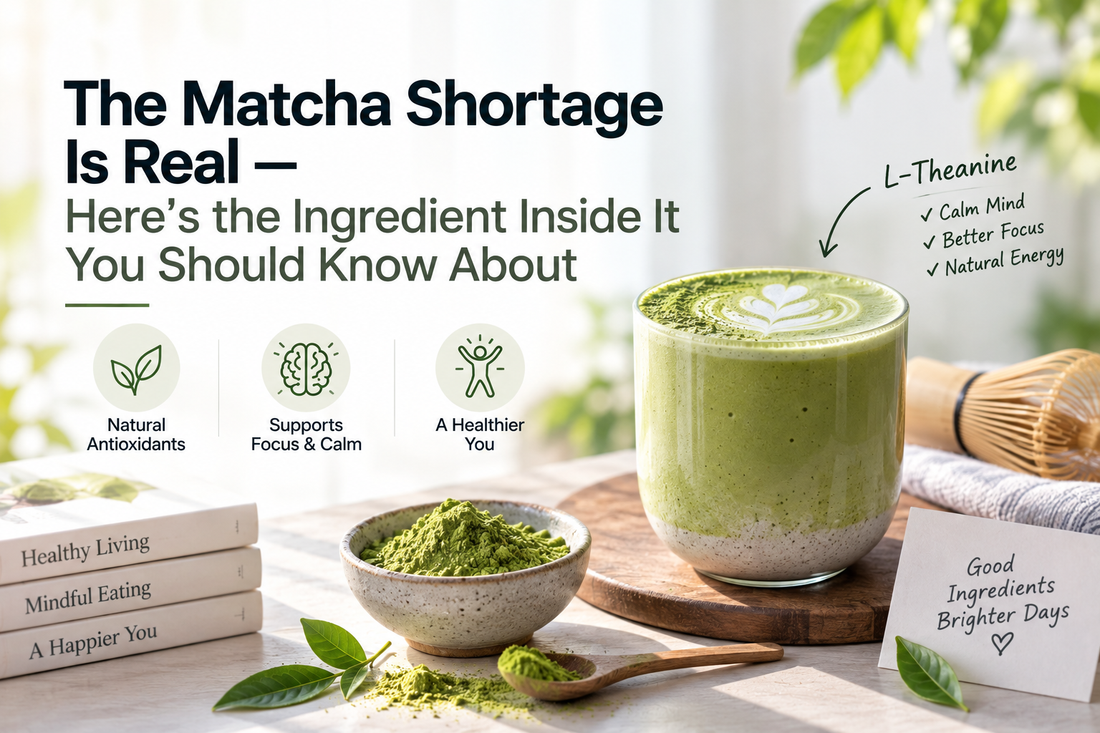 The Matcha Shortage Is Real — Here's the Ingredient Inside It You Should Know About
