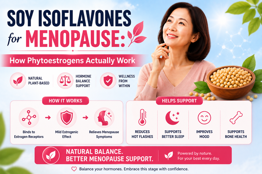 Soy Isoflavones for Menopause: How Phytoestrogens Actually Work