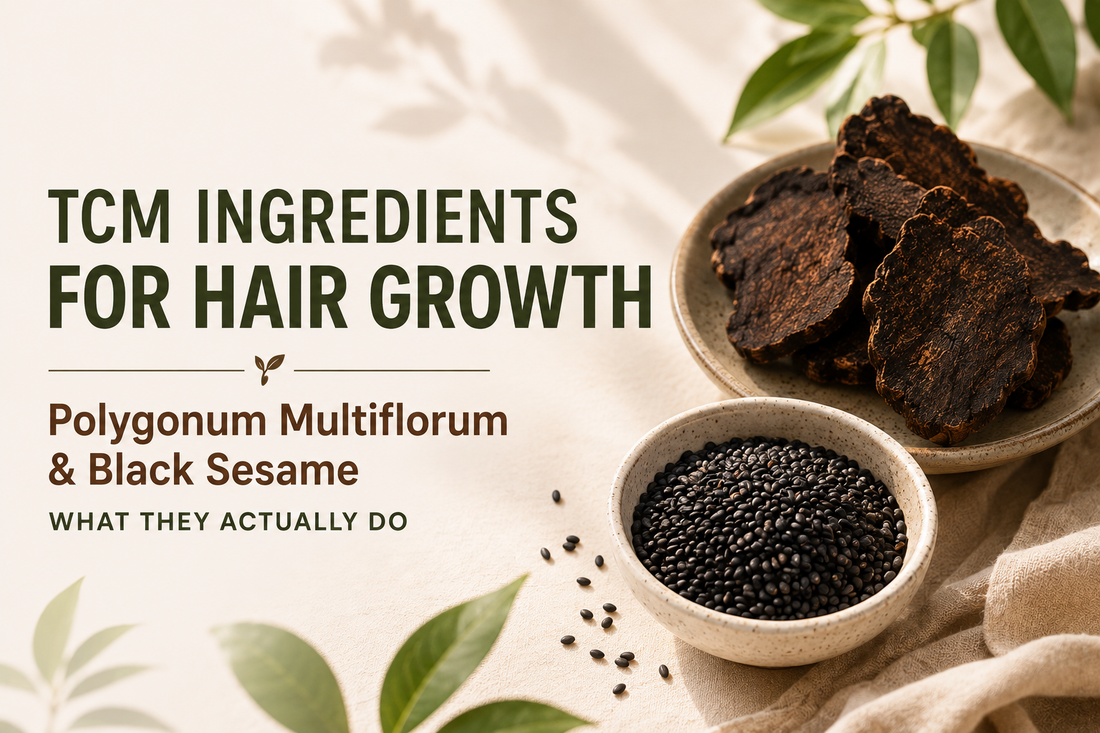 TCM Ingredients for Hair Growth: What Polygonum Multiflorum; Black Sesame Actually Do