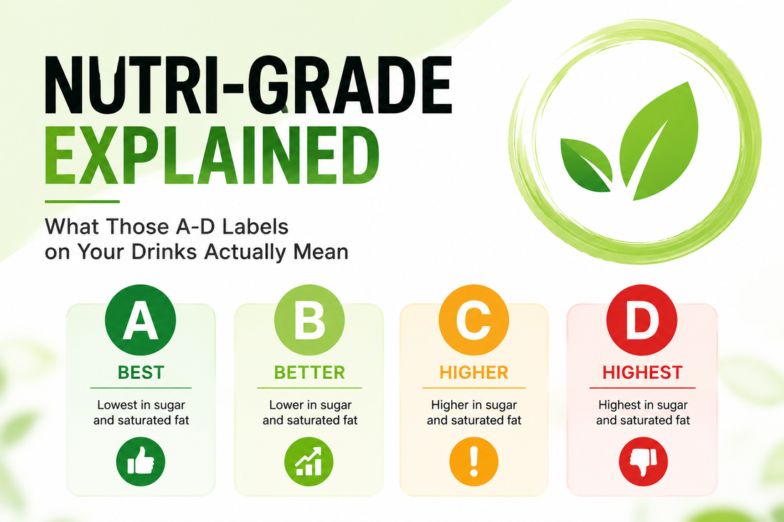 Nutri-Grade Explained: What Those A-D Labels on Your Drinks Actually Mean