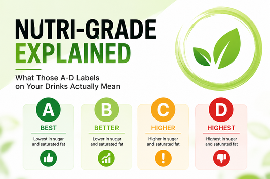 Nutri-Grade Explained: What Those A-D Labels on Your Drinks Actually Mean