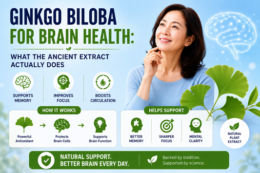Ginkgo Biloba for Brain Health: What the Ancient Extract Actually Does