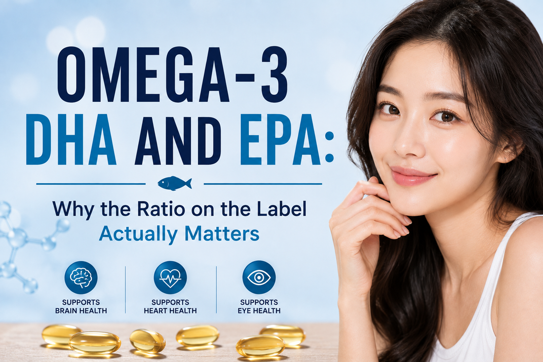 Omega-3 DHA and EPA: Why the Ratio on the Label Actually Matters