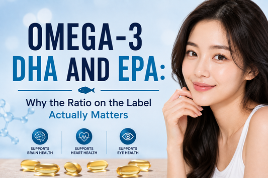 Omega-3 DHA and EPA: Why the Ratio on the Label Actually Matters