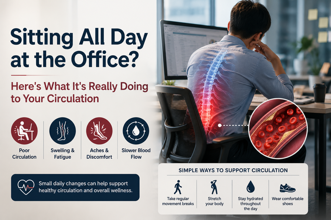 Sitting All Day at the Office? Here's What It's Really Doing to Your Circulation