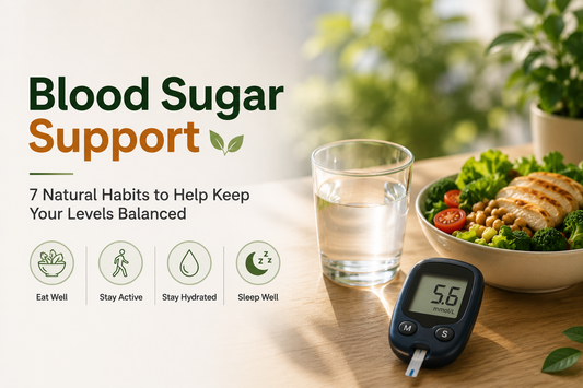Blood Sugar Support: 7 Natural Habits to Help Keep Your Levels Balanced