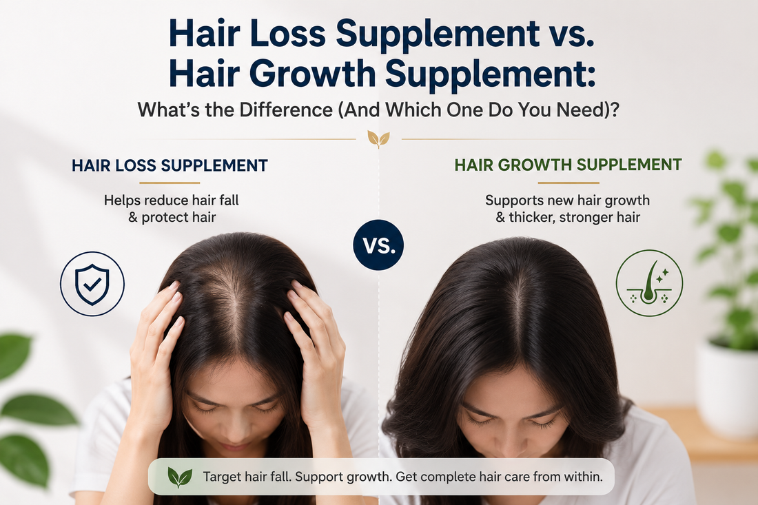 Hair Loss Supplement vs. Hair Growth Supplement: What's the Difference (And Which One Do You Need)?