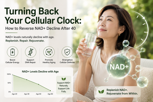 Turning Back Your Cellular Clock: How to Reverse NAD+ Decline After 40