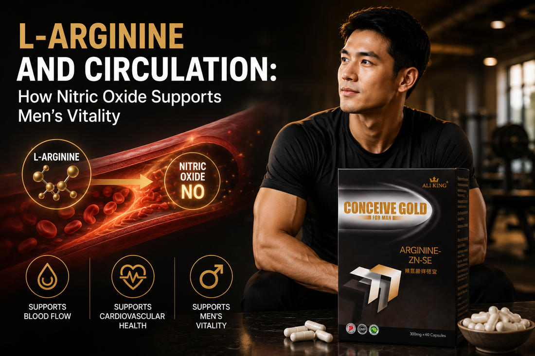 L-Arginine and Circulation: How Nitric Oxide Supports Men's Vitality