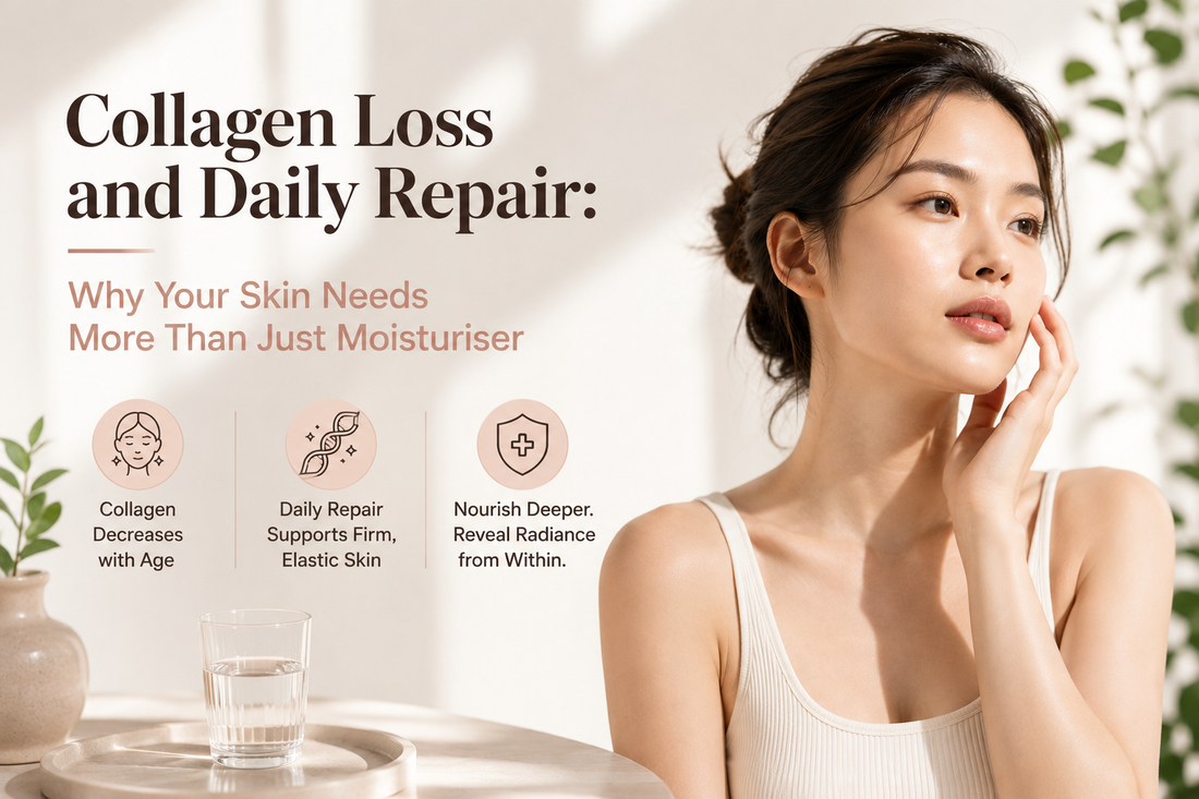 Collagen Loss and Daily Repair: Why Your Skin Needs More Than Just Moisturiser