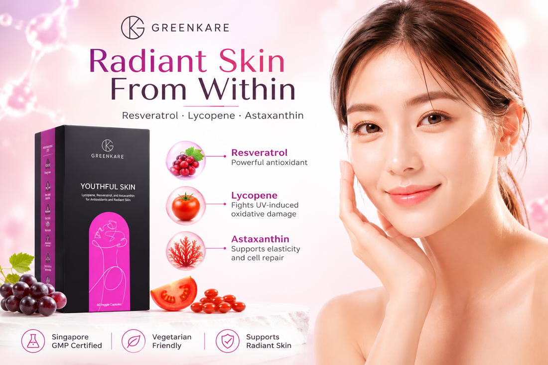 Radiant Skin From Within The Antioxidant Philosophy Behind Resveratrol, Lycopene & Astaxanthin