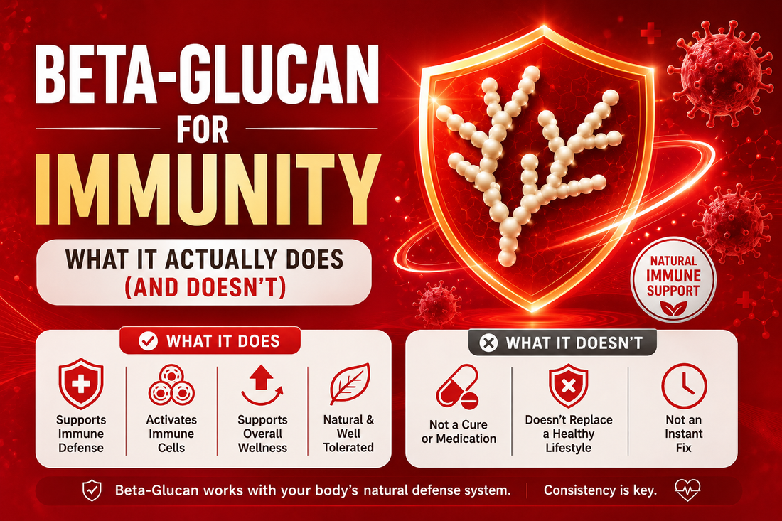 Beta-Glucan for Immunity: What It Actually Does (and Doesn't)