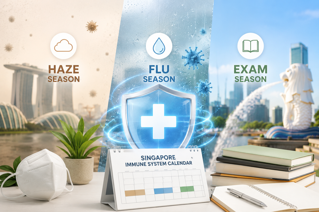 Haze Season, Flu Season, Exam Season: Singapore's Immune System Calendar