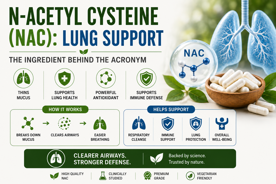 N-Acetyl Cysteine (NAC): The Lung Support Ingredient Behind the Acronym