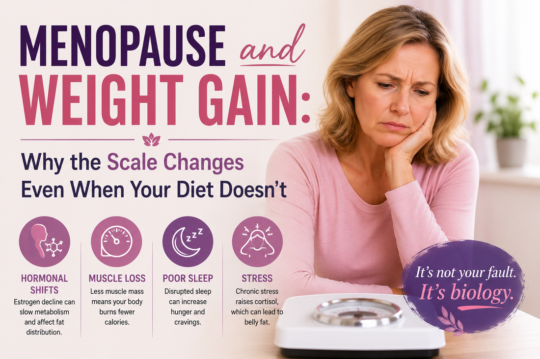 Menopause and Weight Gain: Why the Scale Changes Even When Your Diet Doesn't