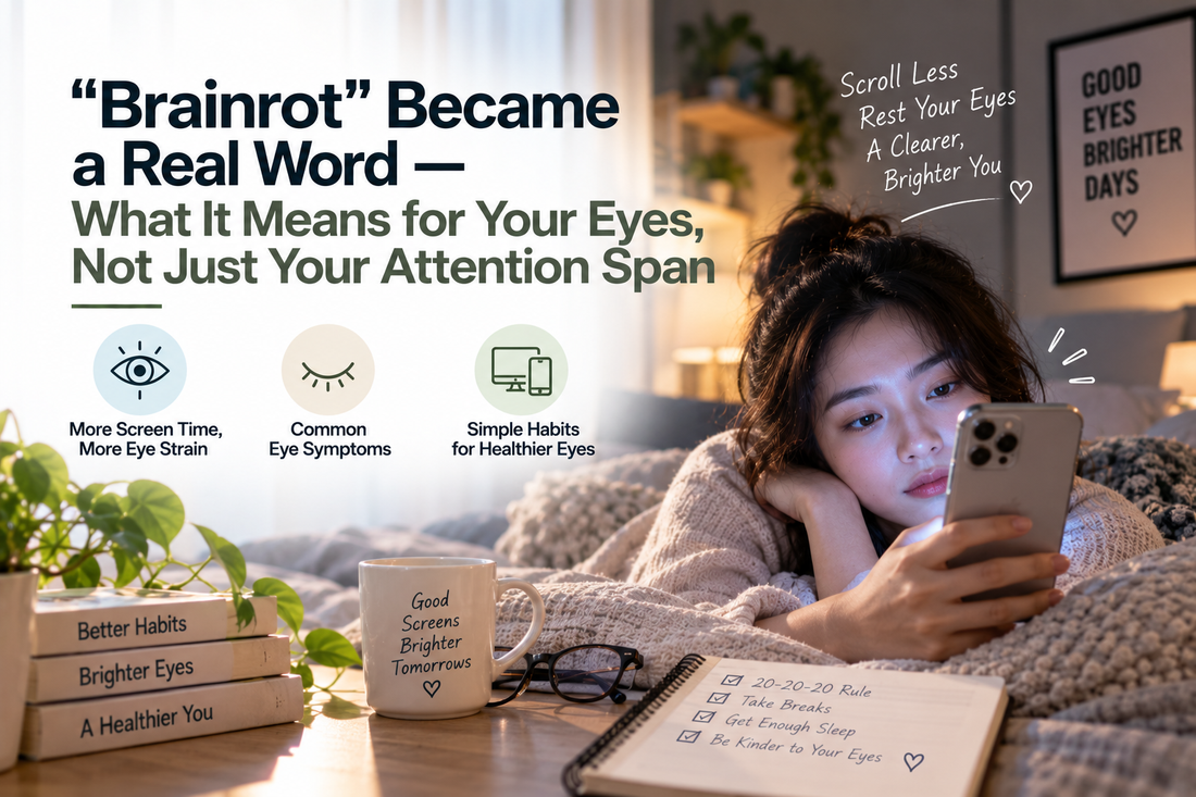 "Brainrot" Became a Real Word — What It Means for Your Eyes, Not Just Your Attention Span