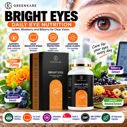 Bright Eyes – Lutein Eye Supplement Singapore