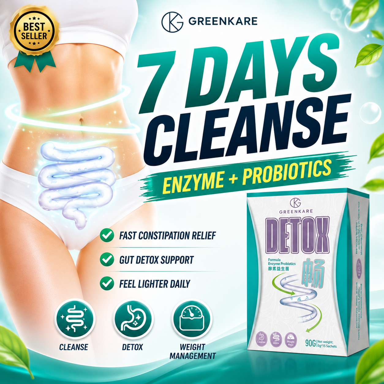 [BUY 2 FREE 1]Detox of Enzyme & Probiotics