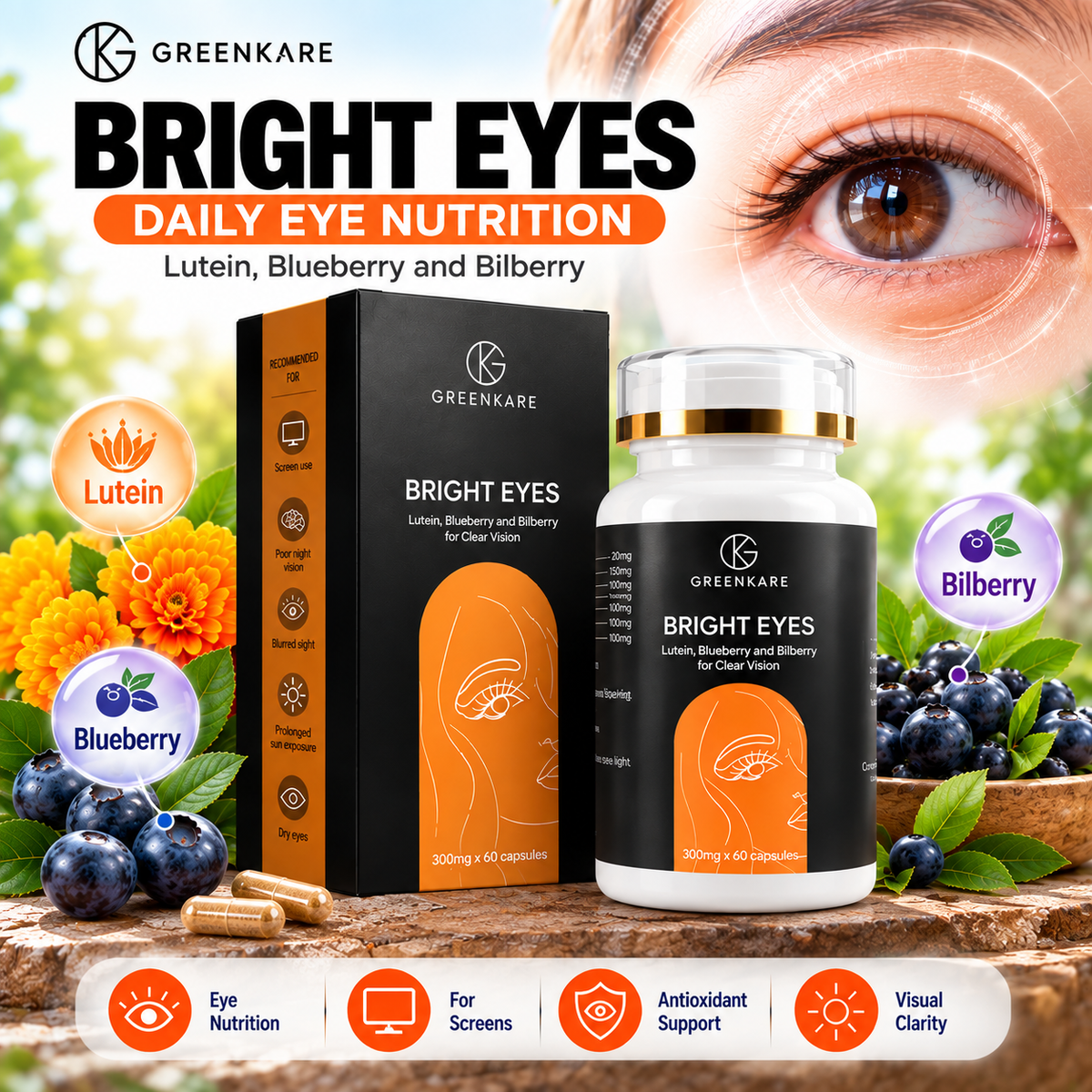 Bright Eyes – Lutein Eye Supplement Singapore