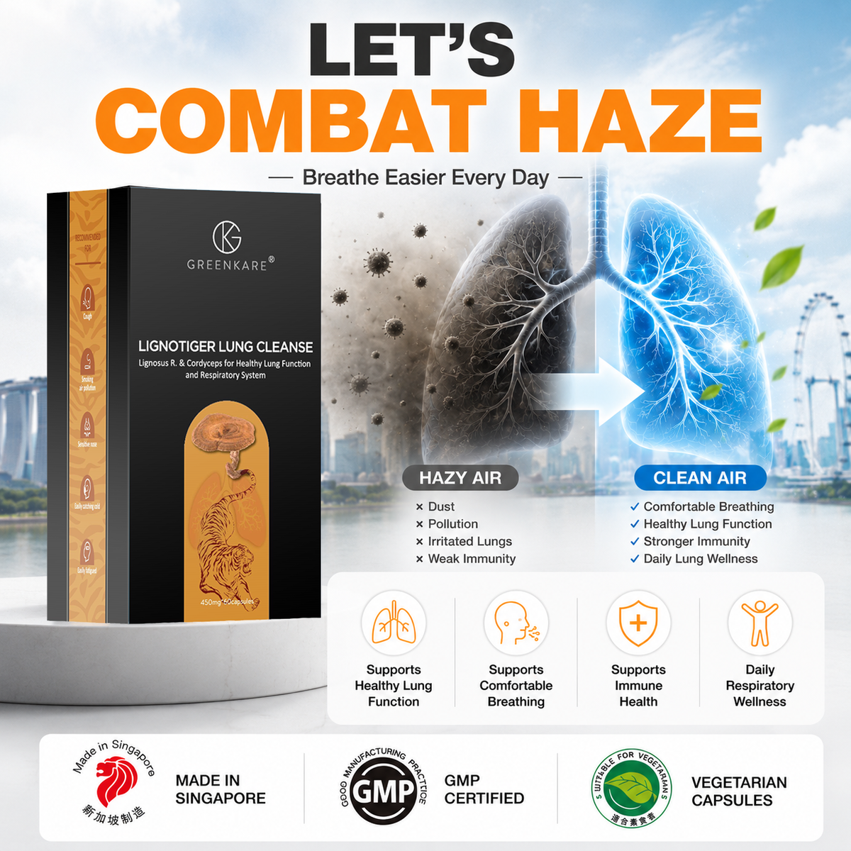 [BUY 2 FREE 1]LignoTiger Lung Cleanse