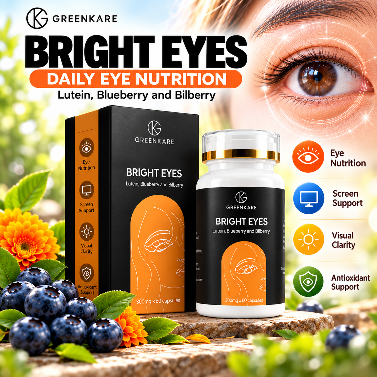Bright Eyes – Lutein Eye Supplement Singapore