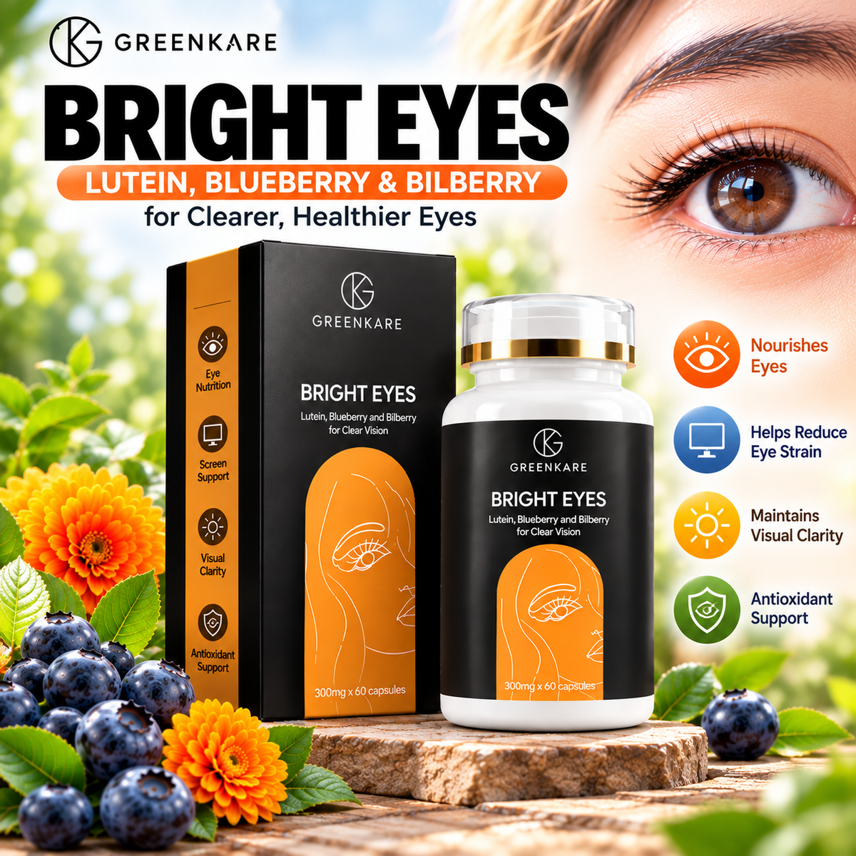 Bright Eyes – Lutein Eye Supplement Singapore