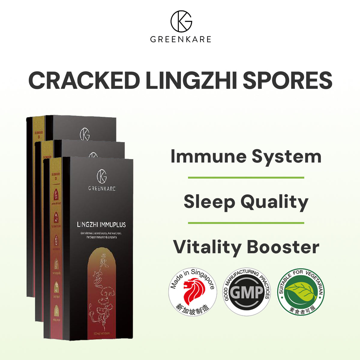 (Bundle of 3) Lingzhi ImmuPlus