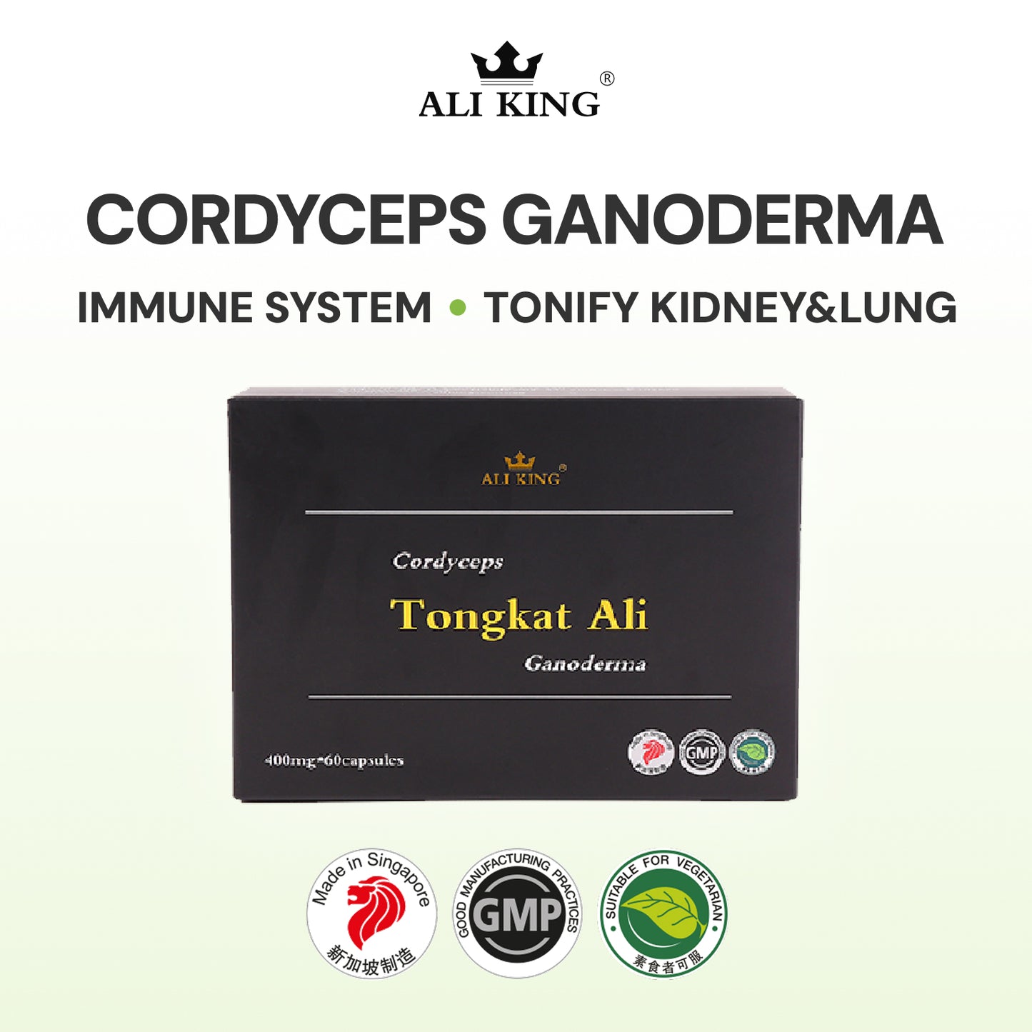 Tongkat Ali Cordyceps Ganoderma