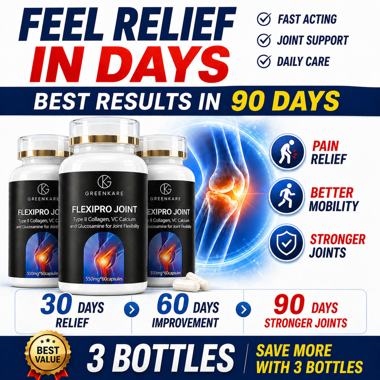 (Bundle of 3) FlexiPro Joint
